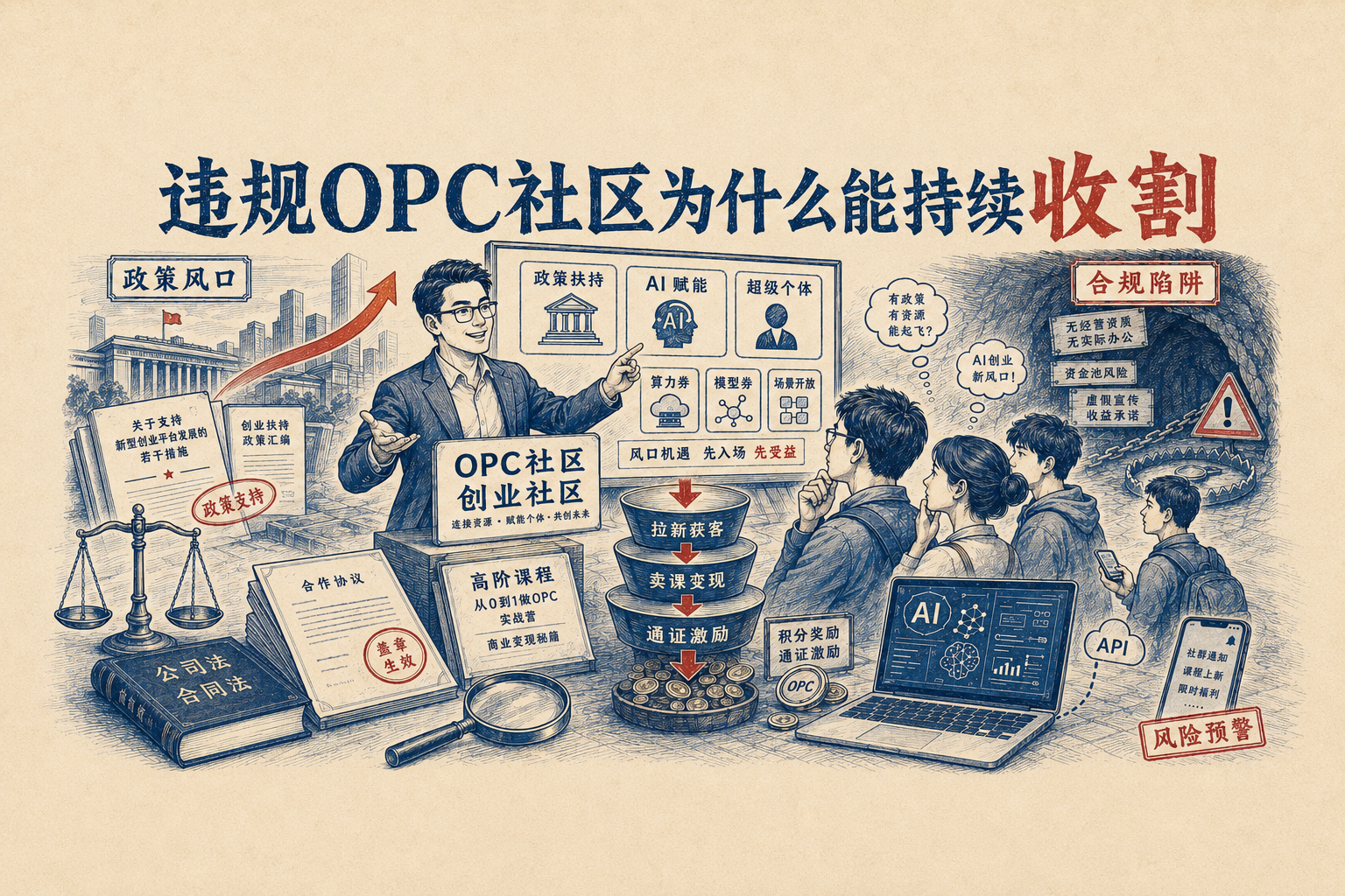 违规OPC社区为什么能持续收割文章封面